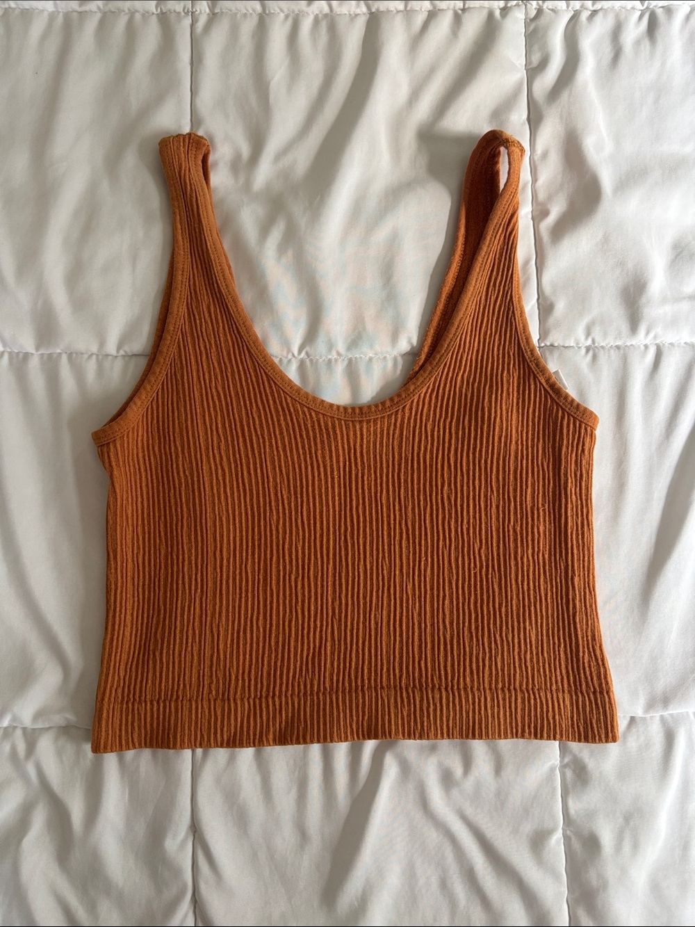 Out From Under Cropped Ribbed Tank